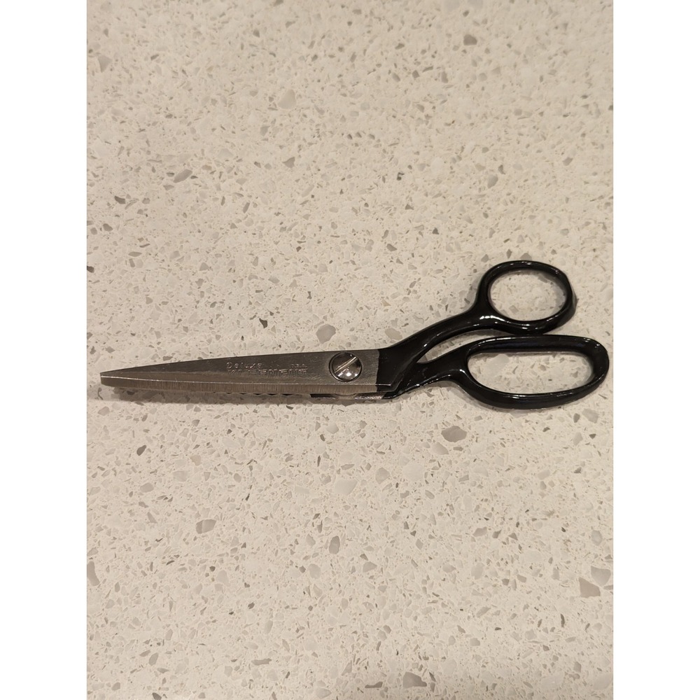 Vintage Sewing Kleencut Pinking‎ Shear Scissors USA  7.25 Inches